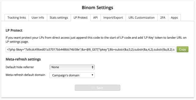 Binom Tracker Review Coupon - LP protection