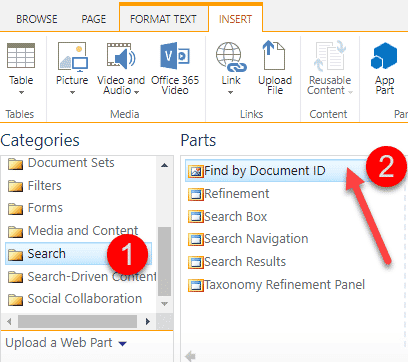 track documents in SharePoint using Document ID