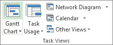 Task Views group on the View tab.