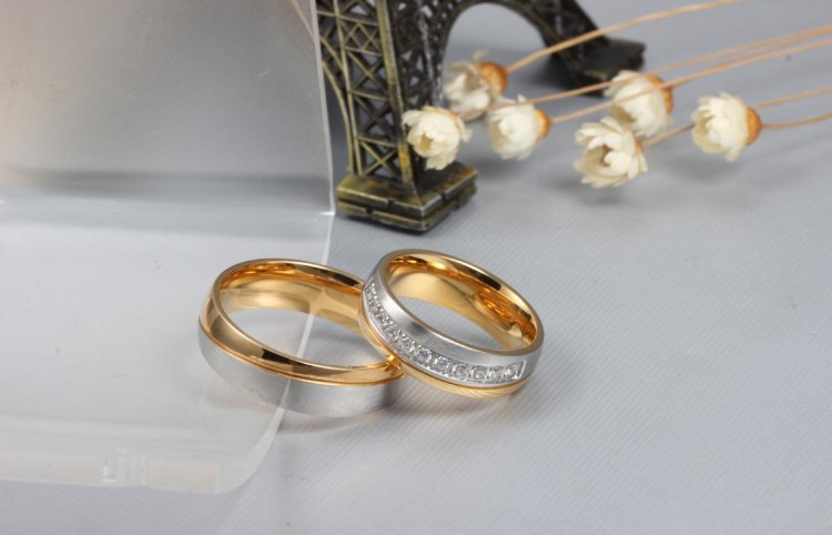 Женское обручальное кольцо с камнями мужское кольцо без камней