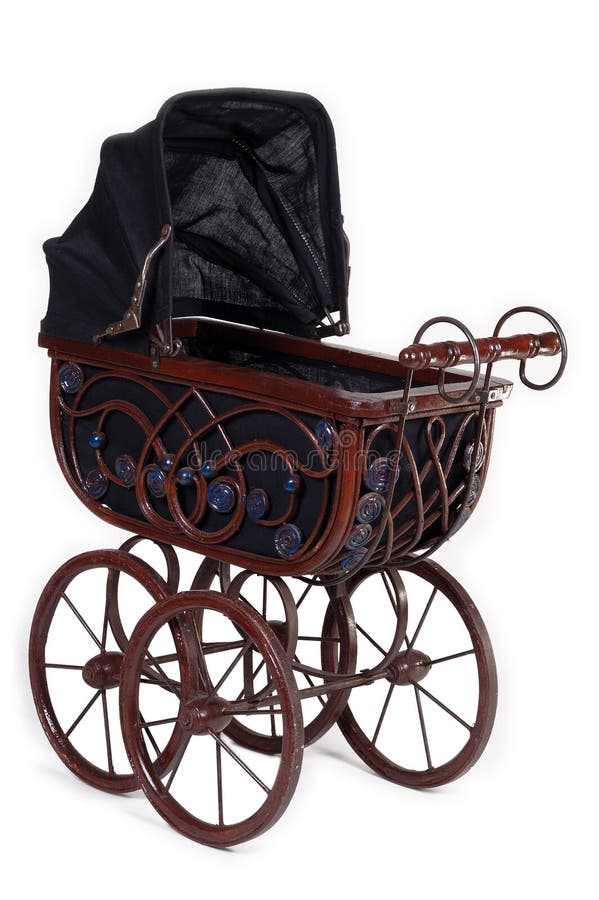 Old stroller v4. stock images