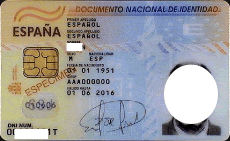 испанское удостоверение