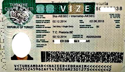 рабочая виза Турция 