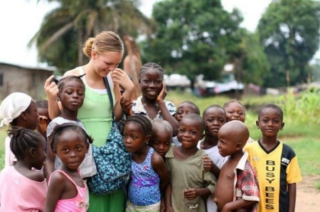 Работа с детьми в Африке