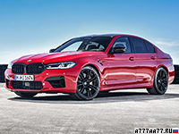 2021 BMW M5 Competition (F90) = 305 км/ч. 625 л.с. 3.3 сек.