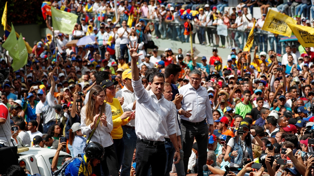 Juan Guaido rally Venezuela