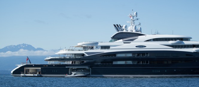 134m Fincantieri yacht SERENE - Photo by Viktor Davare - Vancouver Island Photography