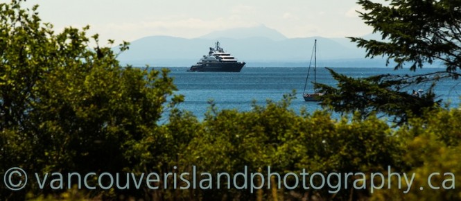 Mega yacht SERENE - Photo by Viktor Davare - Vancouver Island Photography