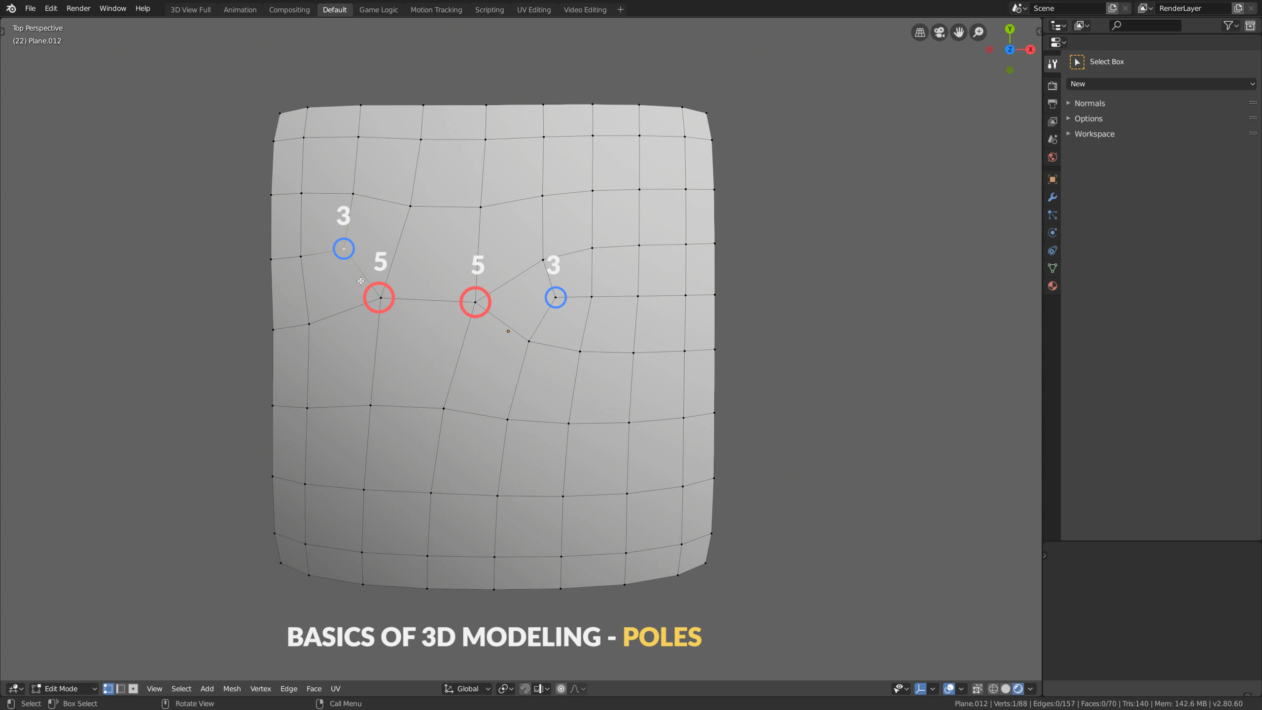 3d modeling basics poles