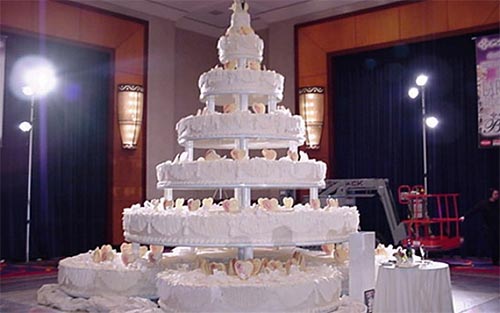 самый большой свадебный торт