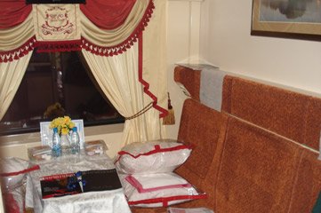 A 2-berth first class sleeper on the Krasnya Strela train from St Petersburg to Moscow