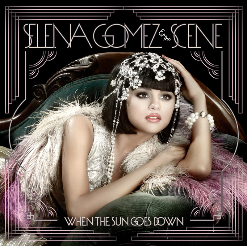 Обложка альбома Selena Gomez & The Scene "When The Sun Goes Down"